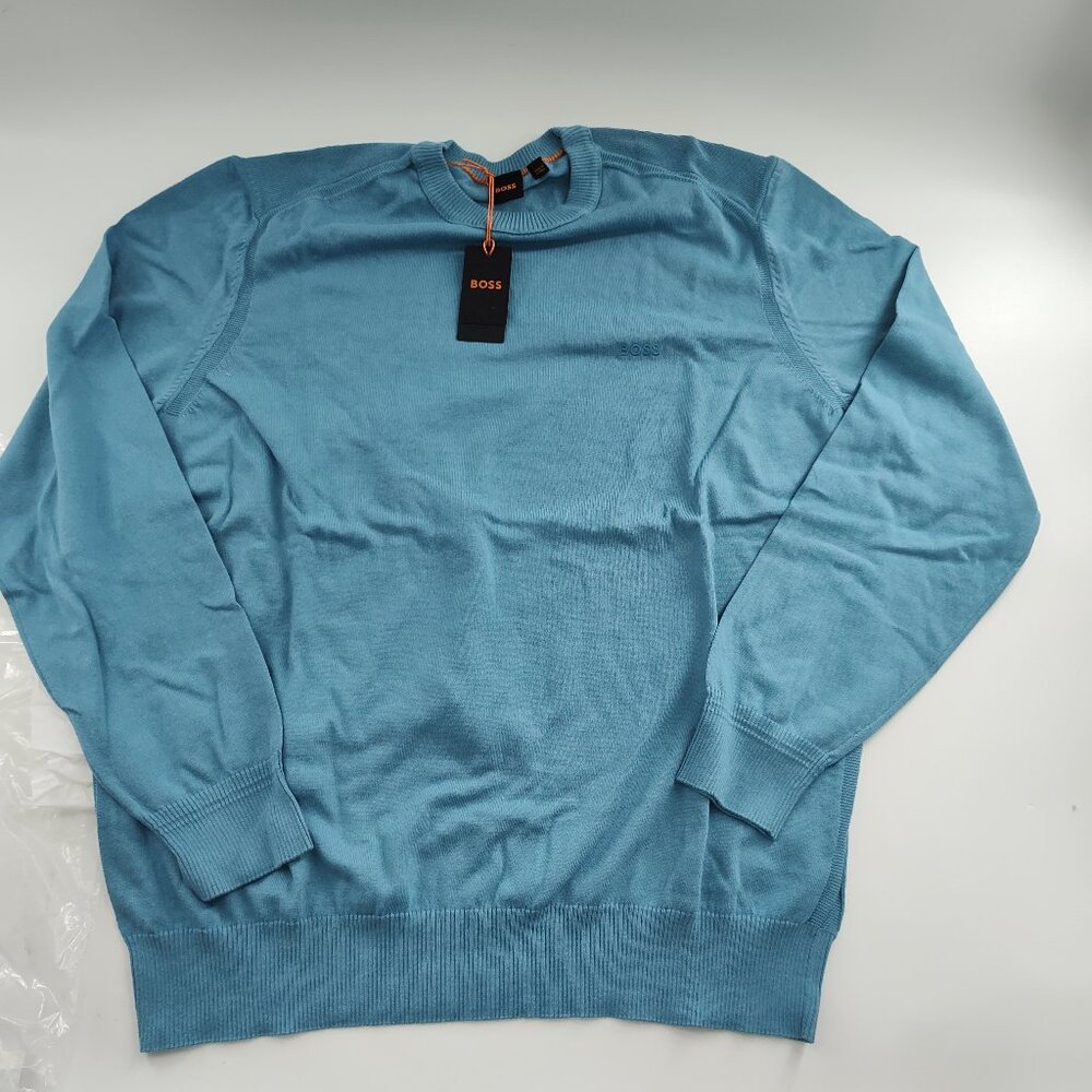 Boss Men's Crew Neck Sweater Size XXL Color Blue           P#26@CMK
